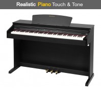 Broadway EZ-102 Black Satin 88 Note Weighted Home Piano